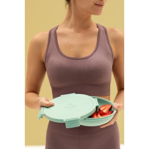 Bol à déjeuner plat et ergonomique en plastique de haute qualité 11