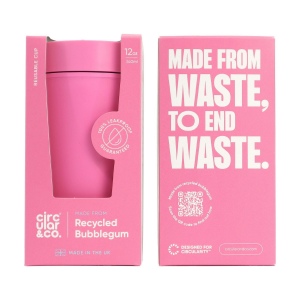 Gobelet à café à emporter réutilisable, circulaire et à double paroi, dotée d'un couvercle à 360 degrés et d'un système de fermeture Trust-Lock™ Twist 4