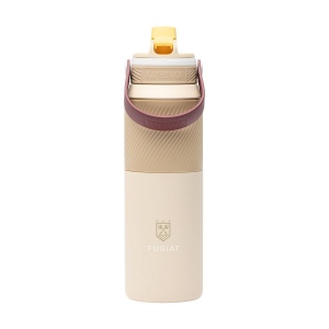 Bouteille isotherme en acier inoxydable 18/8 dotée d'un revêtement protecteur en poudre 12