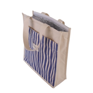 Sac cabas isotherme en coton avec poche 3