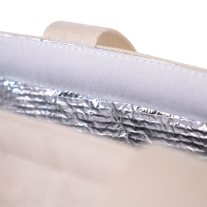 Sac cabas isotherme en coton avec poche 5