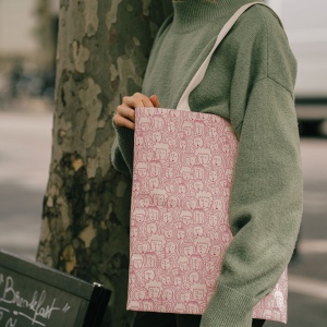 Tote bag en coton avec anses tissés 2