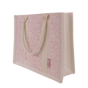 Sac cabas rembourré de luxe en coton 3