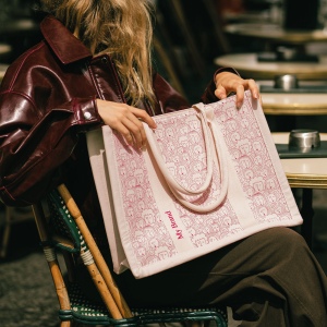 Sac cabas rembourré de luxe en coton 5