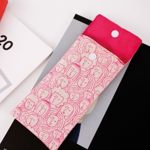 Porte-stylos en coton avec doublure 2