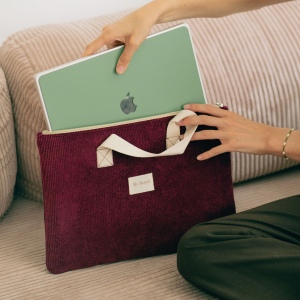 Sacoche ordinateur 14" luxe avec poignées 2