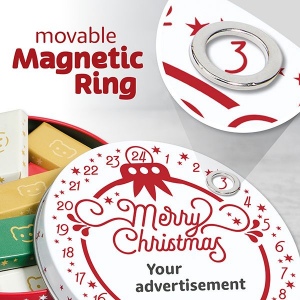 Calendrier de l’Avent magnétique avec des Napolitains de Choco Company 2