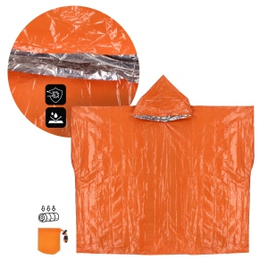 Poncho thermique 2-en-1 pour la survie en plein air 4