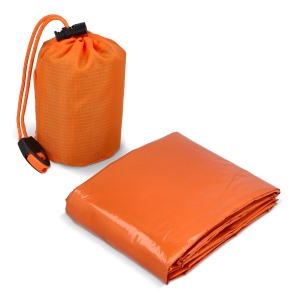 Poncho thermique 2-en-1 pour la survie en plein air 2