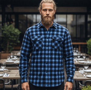 Chemise de travail à carreaux Homme CXS