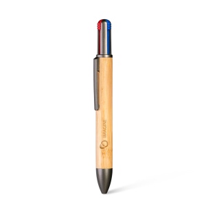 4KOLOR Bamboo - BND142 - Stylo à bille FSC Bamboo 4 couleurs