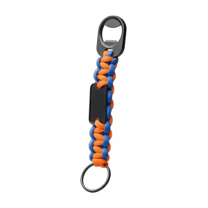 BRAID - BND1553 - RPET Porte-clés tressé avec décapsuleur 8