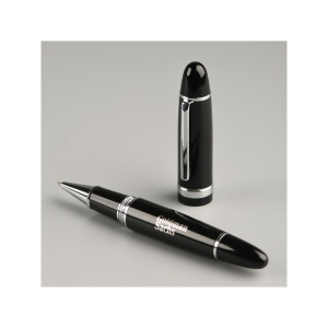 THE BIG PEN - BND180 - Stylo à bille roulante en acier inoxydable recyclé 5