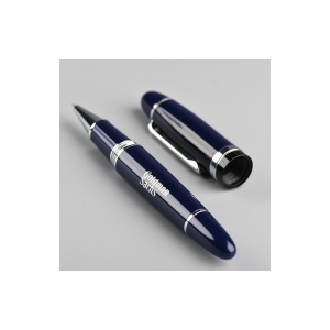 THE BIG PEN - BND180 - Stylo à bille roulante en acier inoxydable recyclé 4