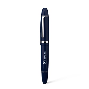 THE BIG PEN - BND180 - Stylo à bille roulante en acier inoxydable recyclé