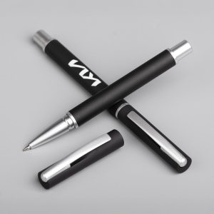 LYD Roller - BND182RB - Stylo à bille roulante en acier inoxydable recyclé 6