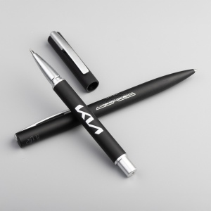 LYD Roller - BND182RB - Stylo à bille roulante en acier inoxydable recyclé 9