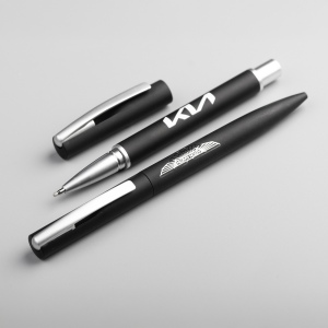 LYD Roller - BND182RB - Stylo à bille roulante en acier inoxydable recyclé 10