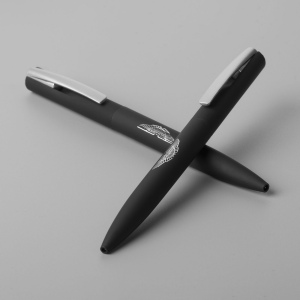 LYD - BND182 - Stylo à bille à torsion en acier inoxydable recyclé 4