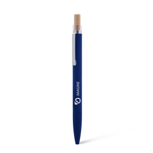 BAAM - BND184 - Stylo à bille en aluminium recyclé, bambou FSC® et ABS recyclé