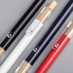 AAARR - BND185 - Stylo en aluminium recyclé, bambou FSC® et ABS recyclé 7