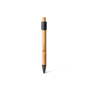 NOCLIP SPIN BB- BND188BB - Stylo à bille rotatif en bambou FSC et aluminium recyclé 3