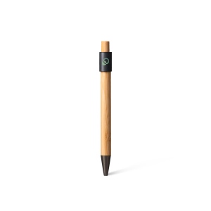 NOCLIP SPIN BB- BND188BB - Stylo à bille rotatif en bambou FSC et aluminium recyclé 4