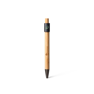 NOCLIP SPIN BB- BND188BB - Stylo à bille rotatif en bambou FSC et aluminium recyclé 6