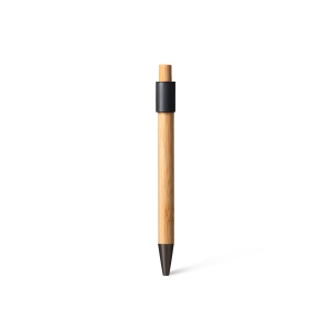 NOCLIP SPIN BB- BND188BB - Stylo à bille rotatif en bambou FSC et aluminium recyclé