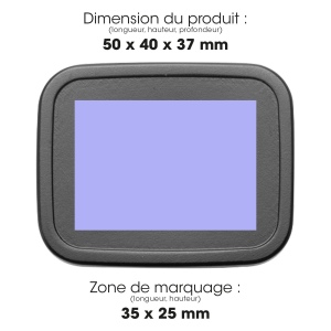 ALLO2 - BND405 - Support magnétique universel pour ventilation de voiture en ABS recyclé 3
