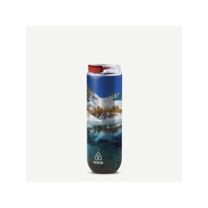 HOOKIPA L - 360° - BND877L - Bouteille et gobelet 2 en 1 (750 ml / 620 ml) Double paroi en acier inoxydable recyclé et ABS 4