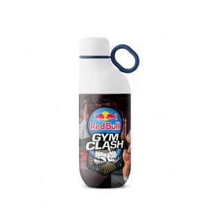 HOOKIPA M - 360° - BND877M - Bouteille et gobelet 2 en 1 (500 ml / 370 ml) Double paroi en acier inoxydable recyclé et ABS 3
