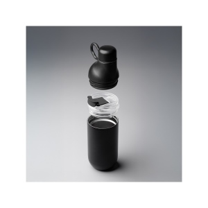HOOKIPA M - BND877M - Bouteille et gobelet 2 en 1 (500 ml / 370 ml) Double paroi en acier inoxydable recyclé et ABS 4