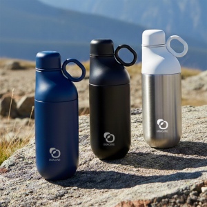HOOKIPA M - BND877M - Bouteille et gobelet 2 en 1 (500 ml / 370 ml) Double paroi en acier inoxydable recyclé et ABS 7