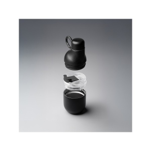 HOOKIPA S - BND877S - Bouteille et gobelet 2 en 1 (330 ml / 200 ml) Double paroi en acier inoxydable recyclé et ABS 3