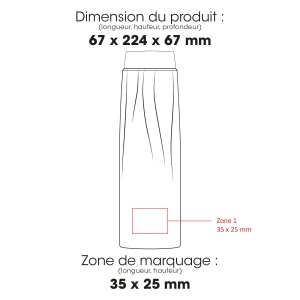 CALYPSO 880H - BND880H - Bouteille isotherme en acier inoxydable recyclé à double paroi, 500 ml/17 oz 2