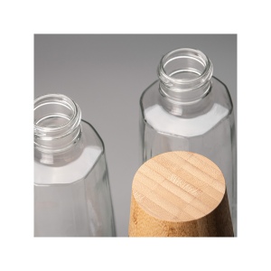 CALYPSO 882 - BND882 - Carafe en verre recyclable de 750 ml / 25 oz avec couvercle en bambou FSC® 6