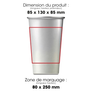 MAGIK-KUP - BND885M - Tasse en aluminium recyclé de 450 ml / 15 oz qui change de couleur 3