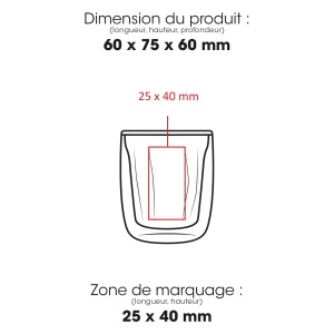 CALYPSO 887S - BND887S - Verre à double paroi recyclable de 80 ml / 3 oz 2