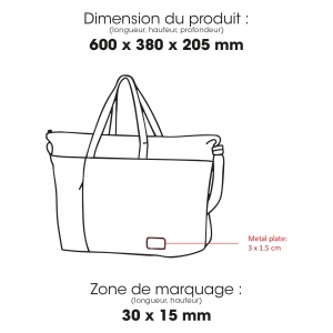 ZENITH - BND938 - sac de sport, de shopping et de week-end Waste2Gear 30 L 2