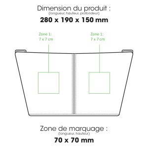 ALLDAY - BND986 RPET - Sac isotherme pour repas RPET 8 L 2