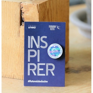 Badge Tourond taille S imprimé avec aimant avec carte personnalisée 4