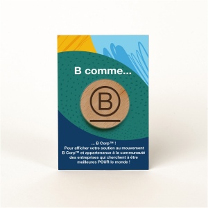 Badge Tourond aimant taille M gravé avec carte 2