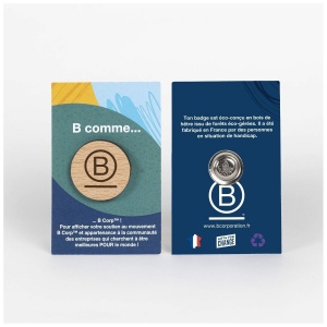 Badge Tourond aimant taille M gravé avec carte