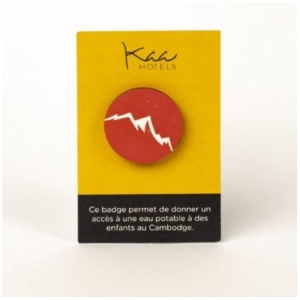Badge Tourond broche taille M imprimé avec carte 4