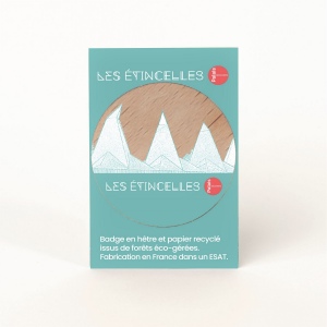 Badge Tourond aimant taille L imprimé avec carte 2
