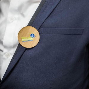 Badge Tourond aimant taille L imprimé avec carte 7