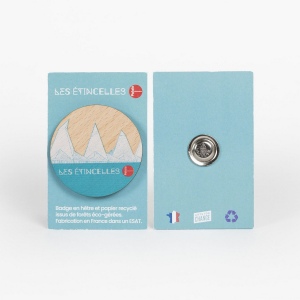 Badge Tourond aimant taille L imprimé avec carte