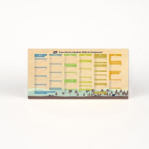 Calendrier en bois