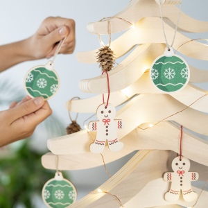 Décoration de sapin sur mesure Yu imprimée sans carte 4